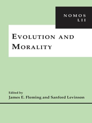 cover image of Evolution and Morality
